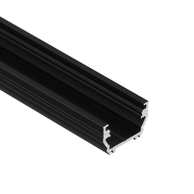 PremiumLED LED Profile UNI12 Surface Mount Black