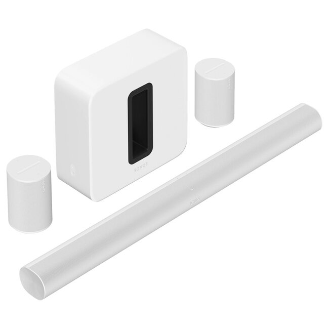 SONOS Surround Set White Duopack Era 100 with Arc & Sub