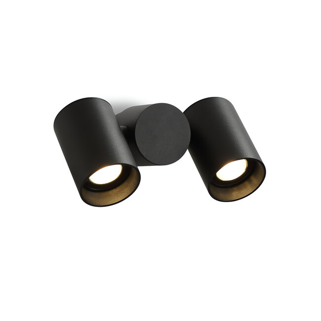 Celeste Lighting VUERA-II Wall Lamp Round Black 2700K