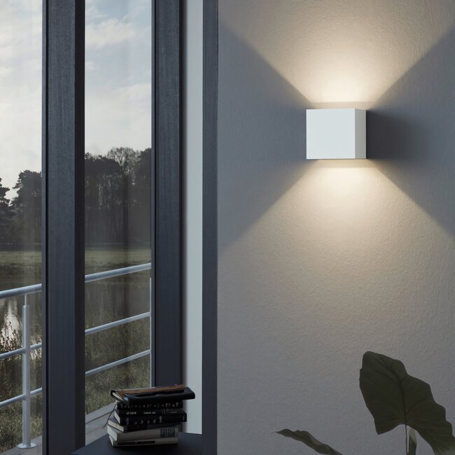 PremiumLED Cube Wandlamp Wit Dim naar Warm