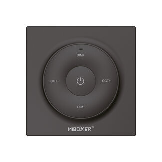 Mi-Boxer Drukknop Afstandsbediening – 1 Zone – CCT Zwart (2.4G)