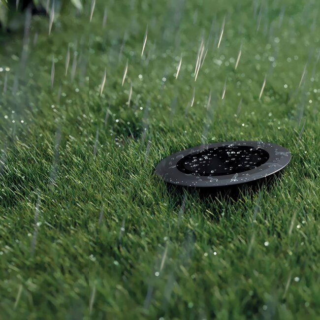 Stella Lighting GROUND-L Round Black 3000K