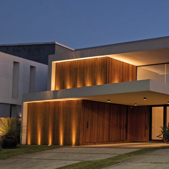 Stella Lighting GROUND-L Rond Zwart 3000K