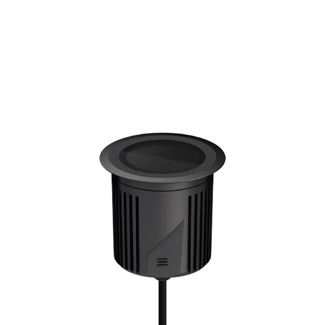 Stella Lighting GROUND-XL HEXO Rond Zwart 3000K