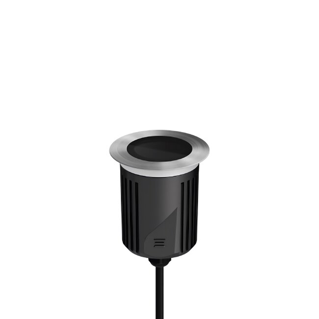 Stella Lighting GROUND-L Rond Zilver 3000K