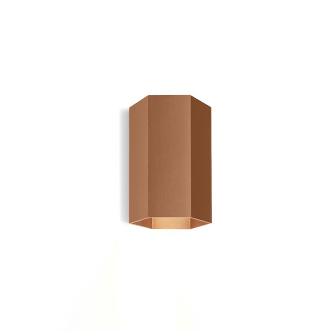 Wever & Ducré HEXO 1.0 Wall Lamp Copper