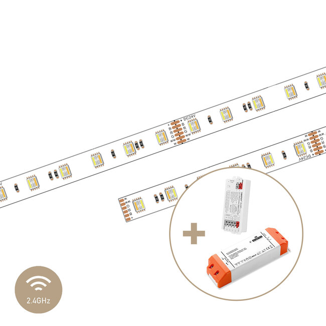 PremiumLED PUREseries LED-Strip Bundel RGB-CCT 120LED/m (2.4G)