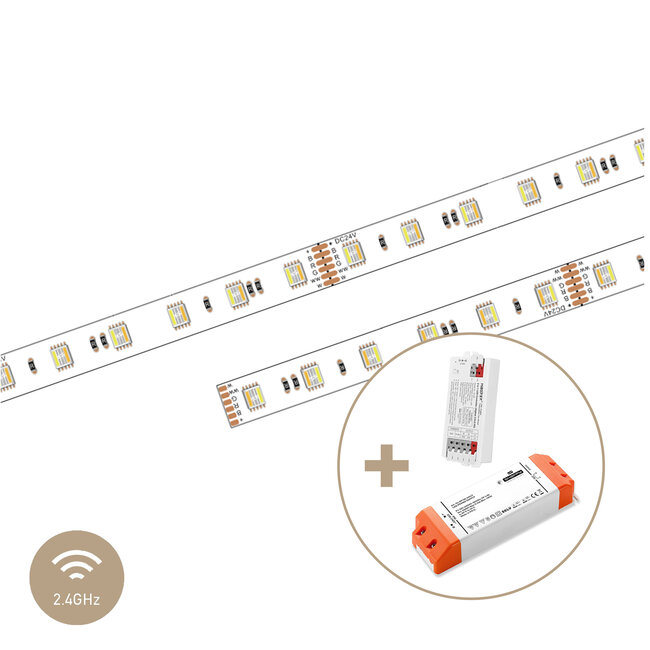 PremiumLED PUREseries LED-Strip Bundel RGB-CCT 120LED/m (2.4G)