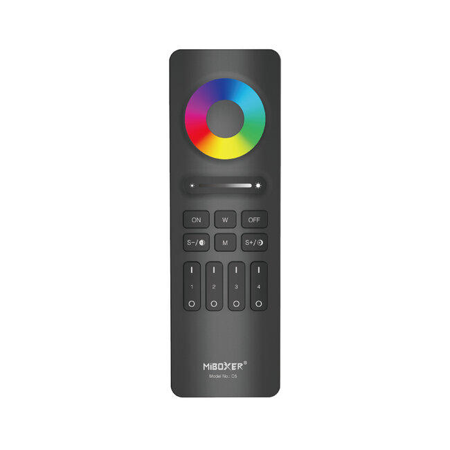 Mi-Boxer C5 4- ZoneRGB-CCT Remote Black (2.4G)