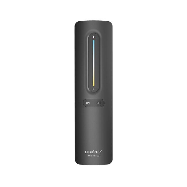 Mi-Boxer C3 1 Zone CCT  Afstandsbediening Slide Zwart (2.4G)