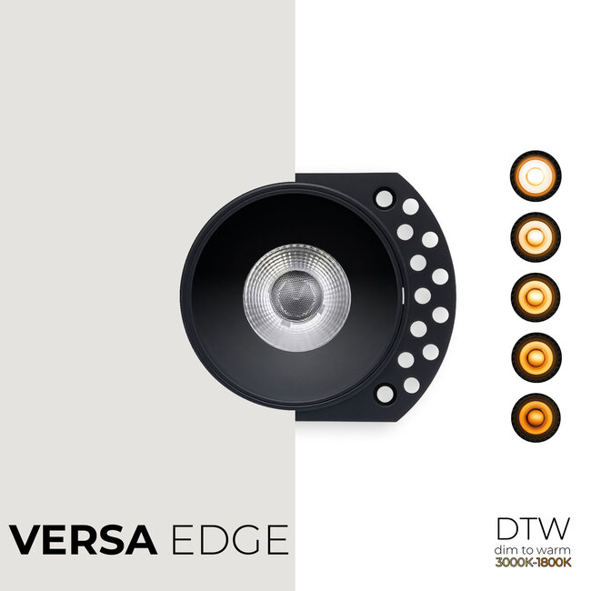 PremiumLED VERSA EDGE Rond Zwart