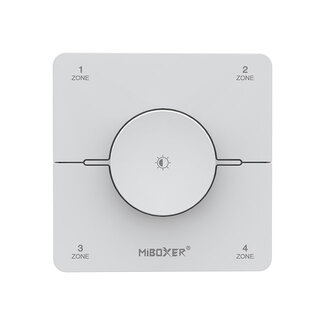 Mi-Boxer Rotating Switch Panel Remote 4 Zone CCT White (2.4G)