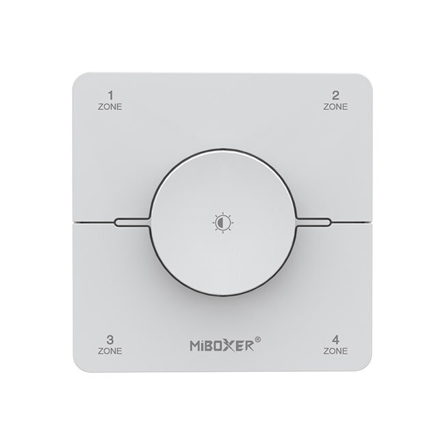 Mi-Boxer Rotating Switch Panel Remote 4 Zone CCT White (2.4G)