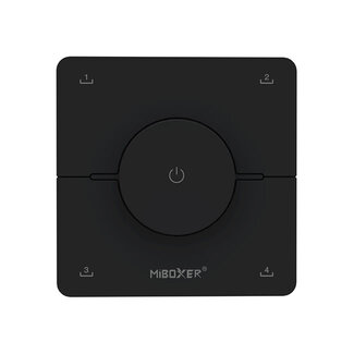 Mi-Boxer Draaiknop Afstandsbediening – 4 Scènes – CCT Zwart (2.4G)