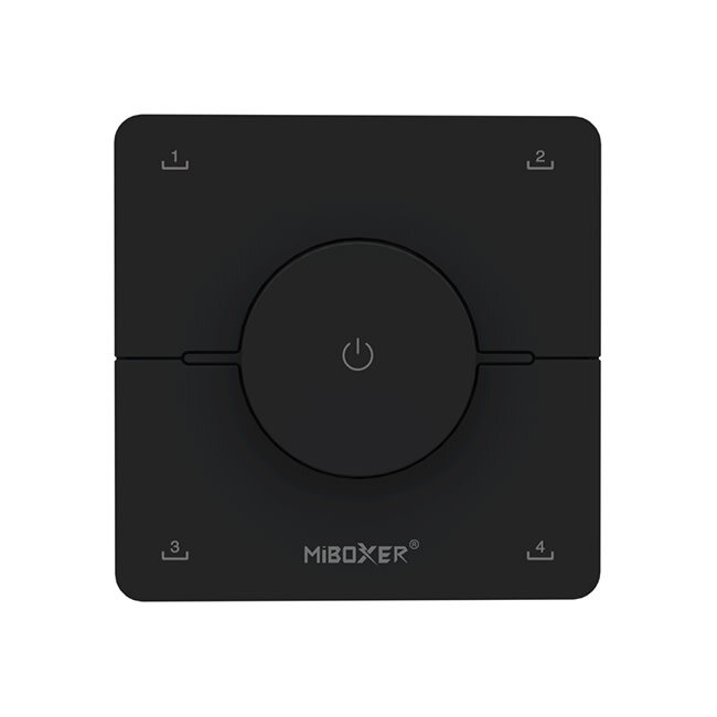 Mi-Boxer Rotating Switch Panel Remote 4 Scene CCT Black (2.4G)