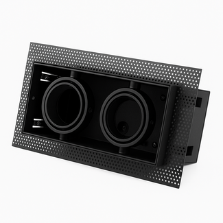 VEXA EDGE Duo Vierkant Zwart