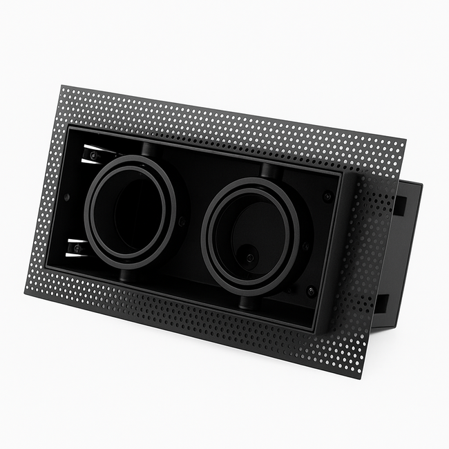 VEXA EDGE Duo Vierkant Zwart