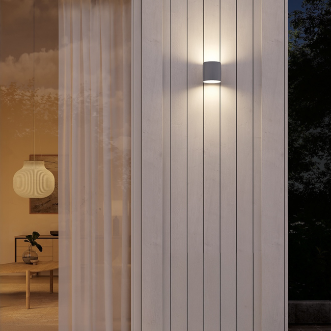 Plejd Wall light grey up/down