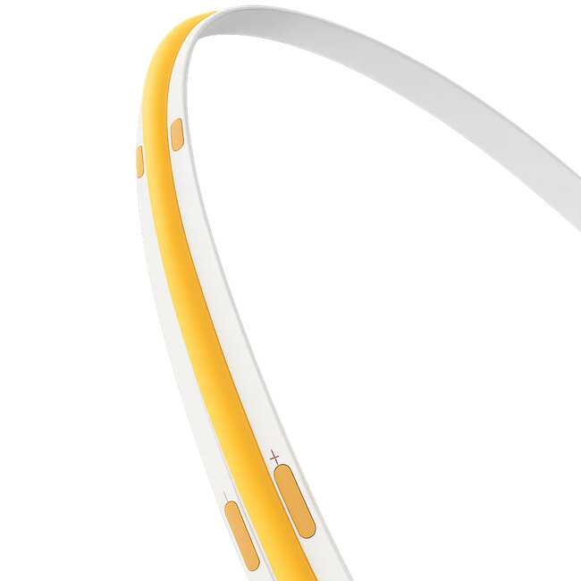 Coreseries Premium COB LED Strip – 1 Meter – 24V – 2400K Extra Warm White – 512 LEDs/m – Uniform Light – Dimmable – High CRI – For Interior Applications