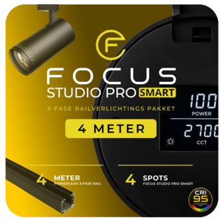 Focus Focus 3-fase Railverlichtingspakket 4 Meter