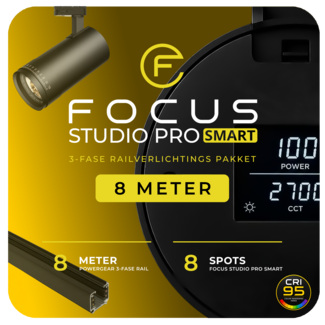Focus Focus 3-Fase Railverlichtingspakket 8 Meter