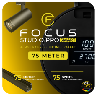 Focus Focus 3-Fase Railverlichtingspakket 75 Meter