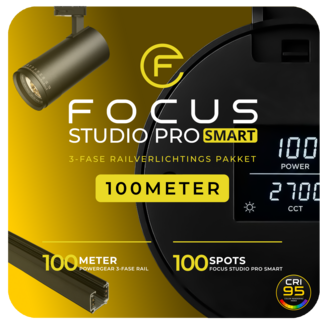 Focus Focus 3-fase Railverlichtingspakket 100 Meter