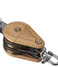 Barton Classic Wooden Victory Double Swivel & Becket Pulley