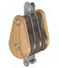 Barton Classic Wooden Victory Triple Fixed Eye & Becket Pulley
