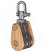 Barton Classic Wooden Victory Double Swivel Pulley
