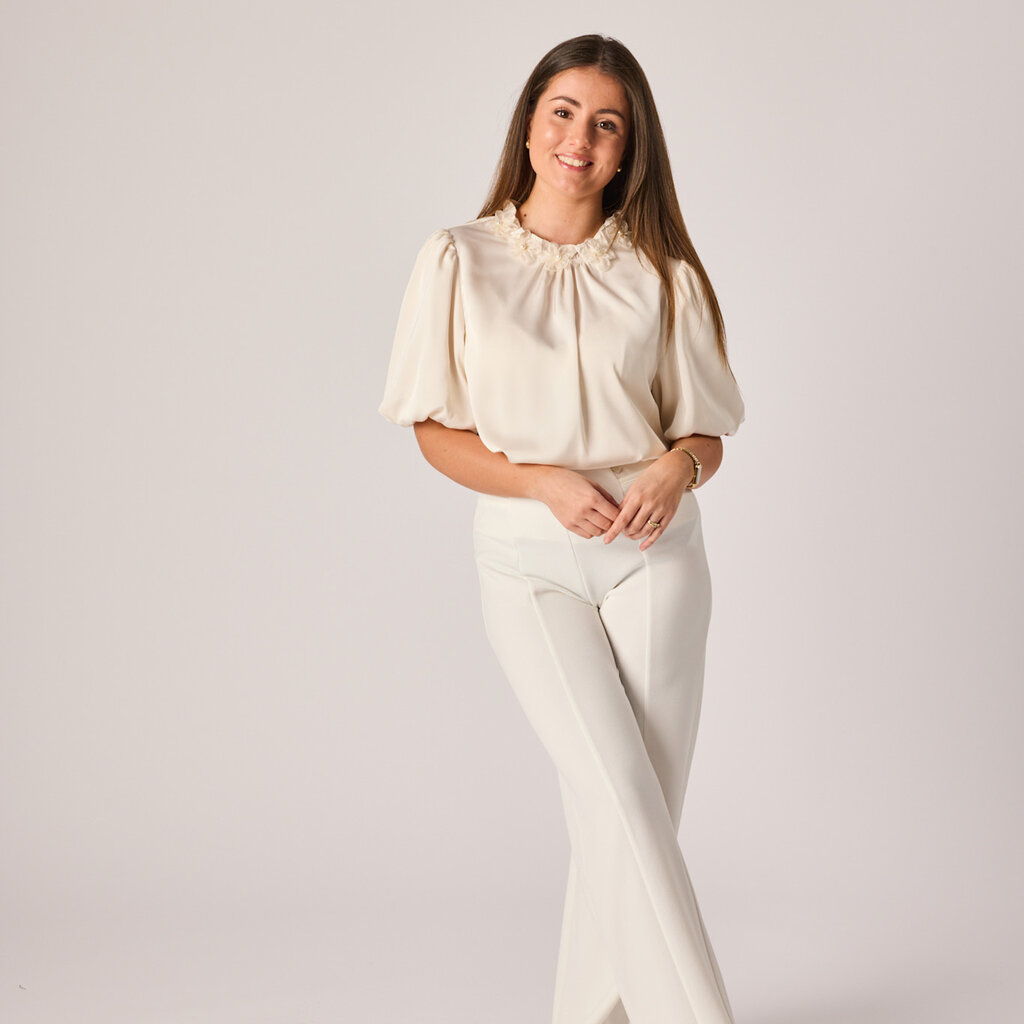 Rose short sleeve blouse