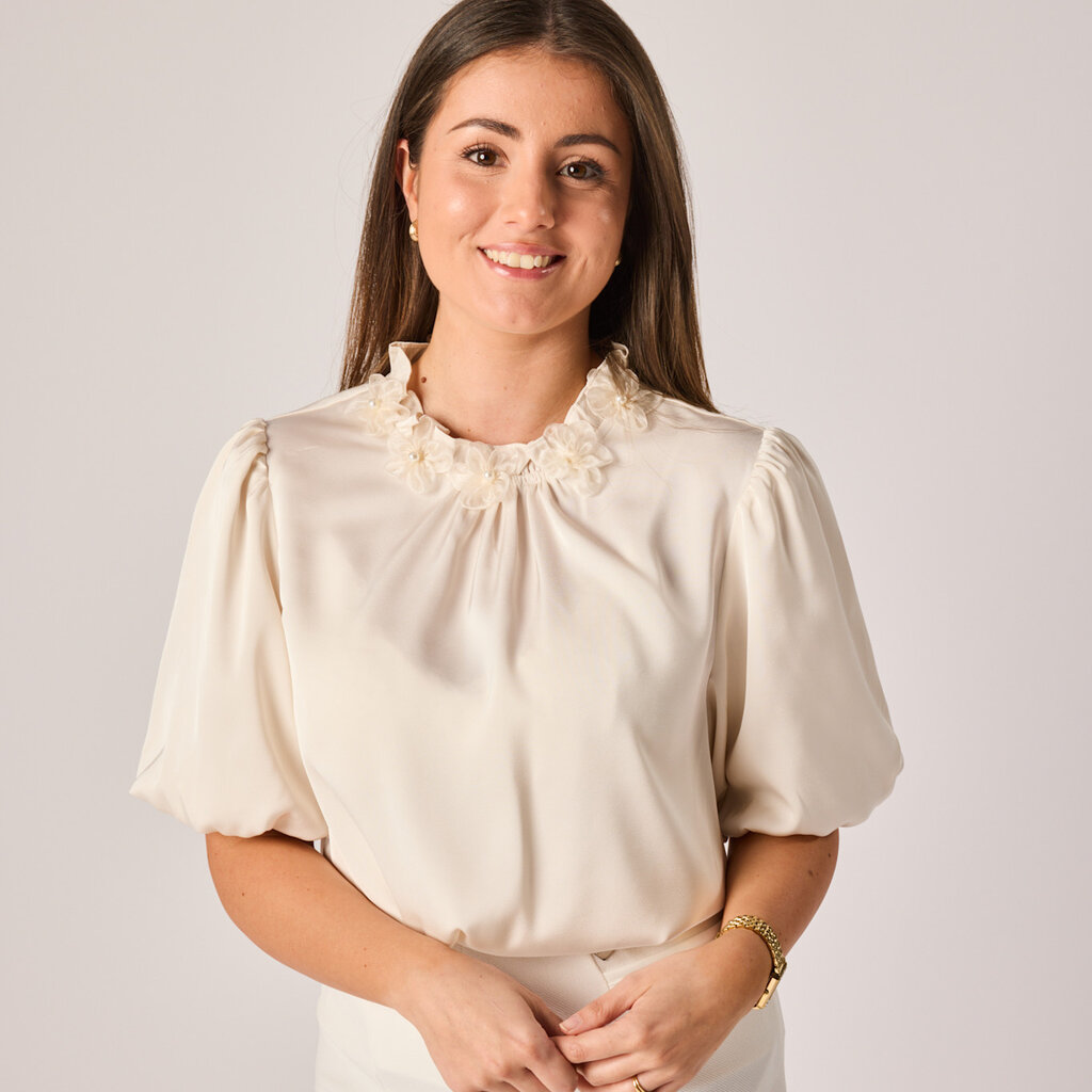 Rose short sleeve blouse