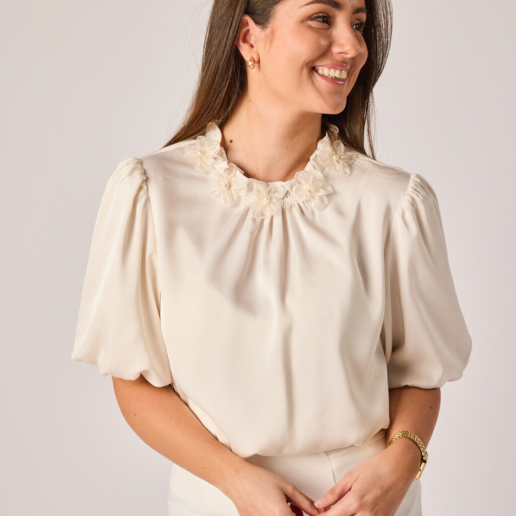 Rose short sleeve blouse
