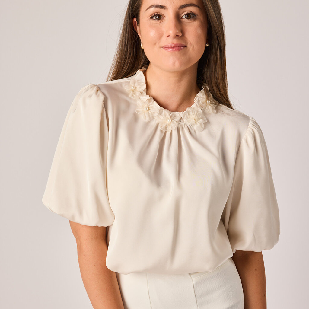 Rose short sleeve blouse
