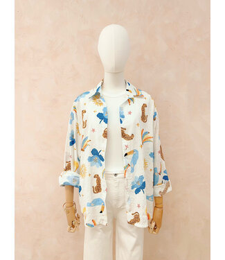 SS25 LUMINE D7271 Afro blouse @
