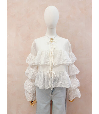 SS25 LUMINE 7114 Celia silk blouse @