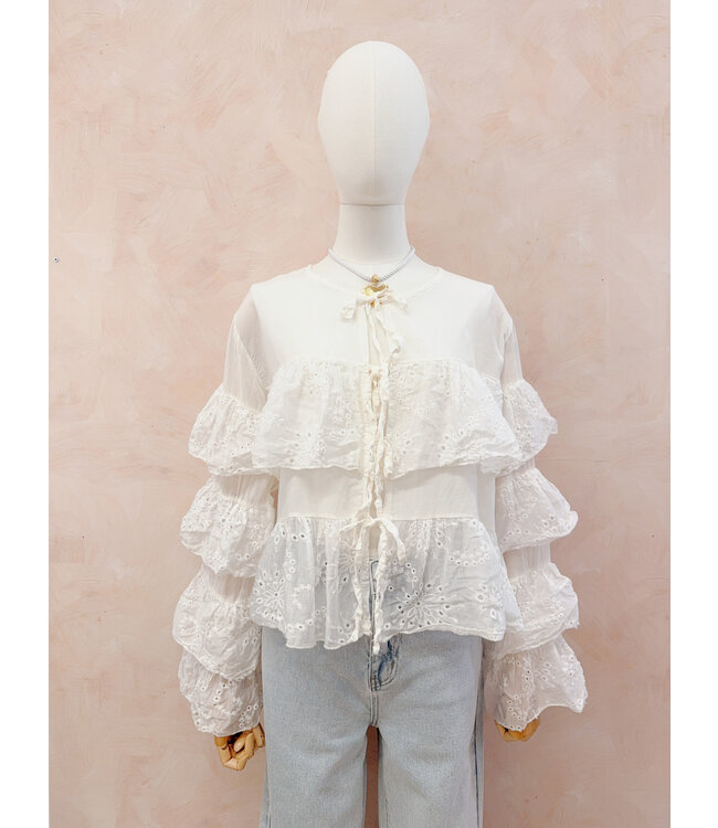 SS25 LUMINE 7114 Celia silk blouse @