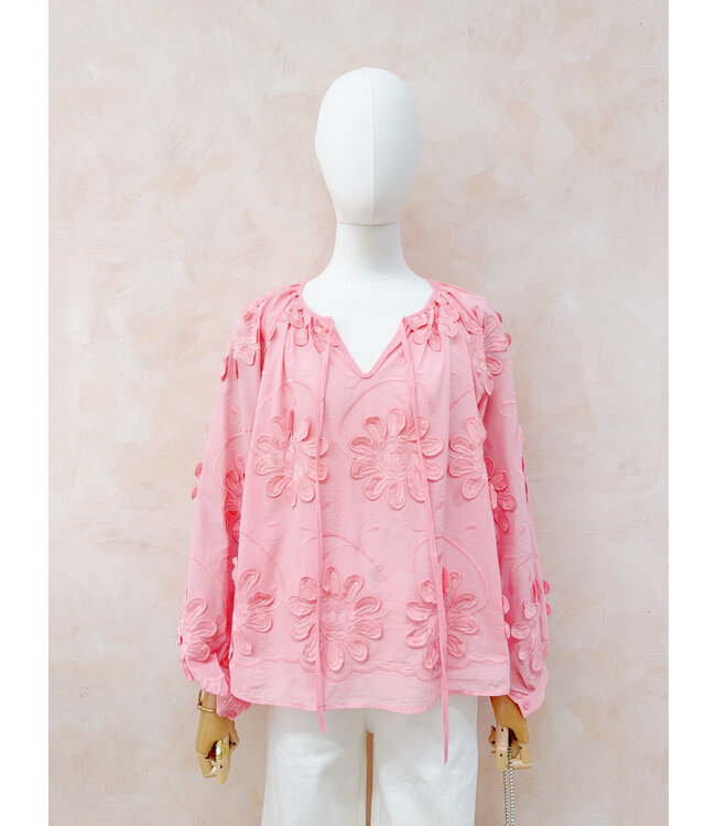 SS25 LUMINE L6017 Senna silky blouse