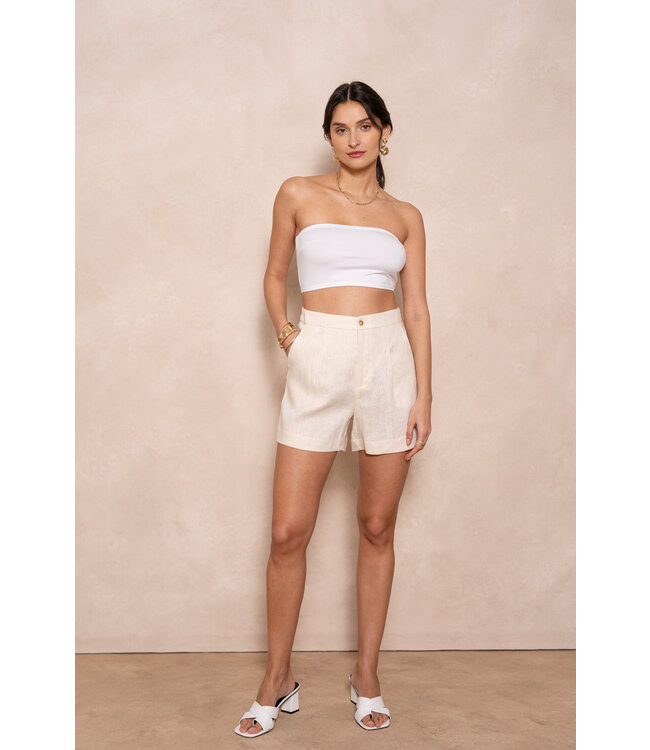 Mila linnen short