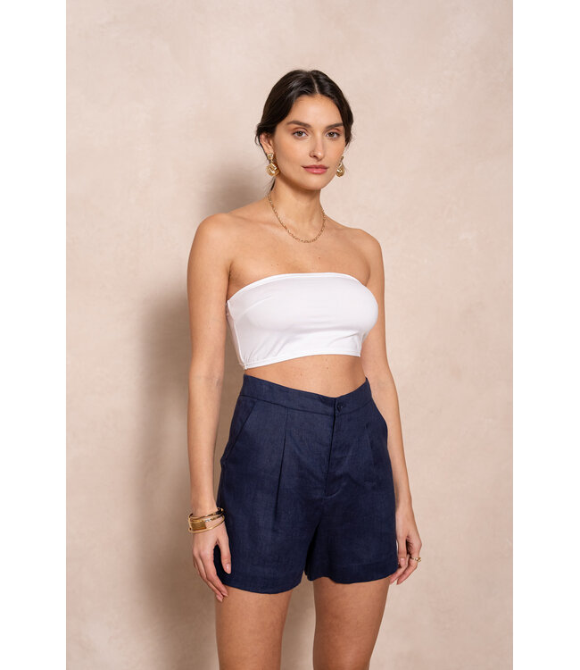 Mila linnen short