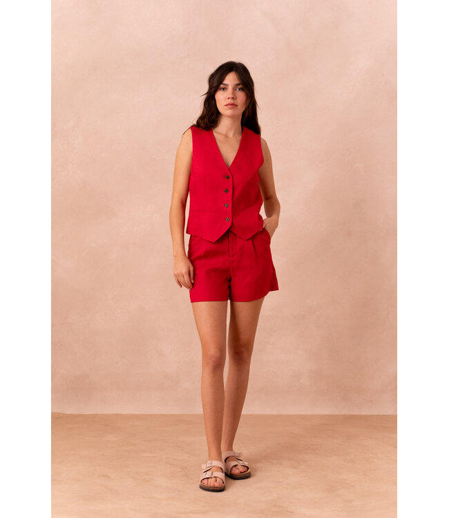 Mila linnen waistcoat