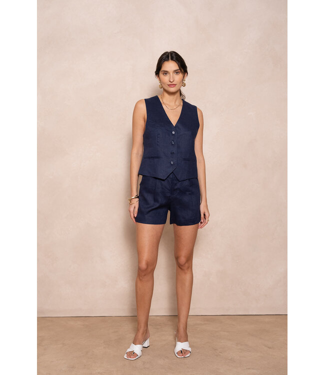 Mila linnen waistcoat