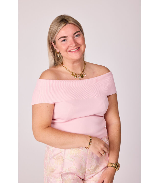 Jana off-shoulder knit