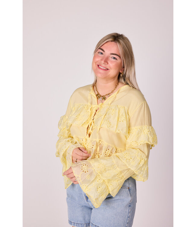 Celia silk blouse