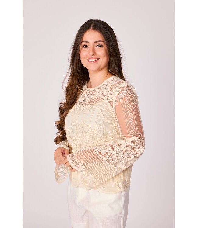 Lucca lace top