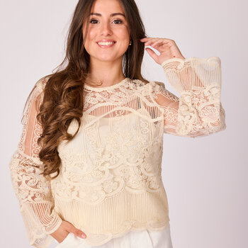 Lucca lace top