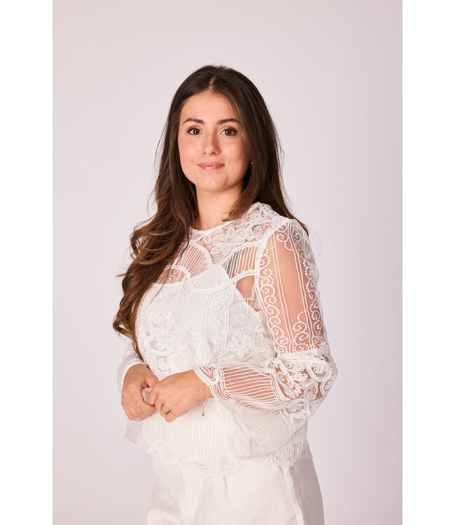 Lucca lace top