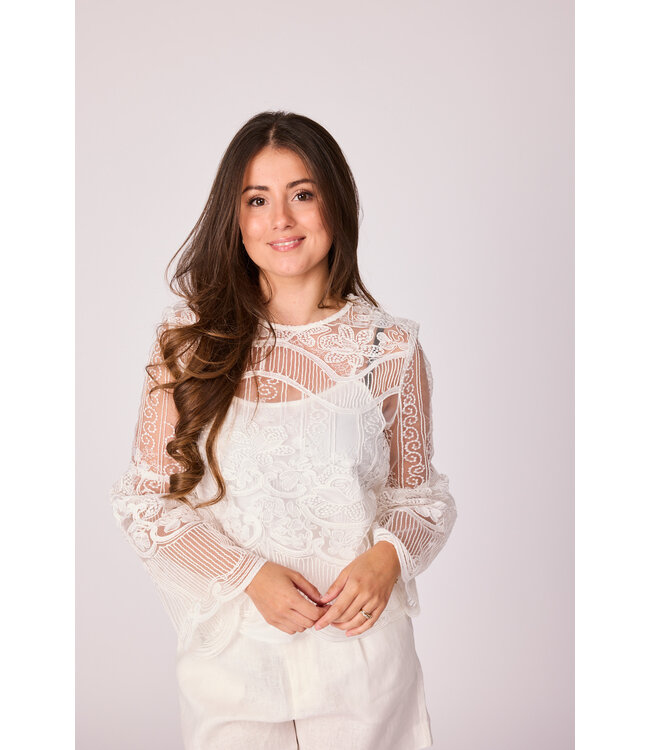 Lucca lace top