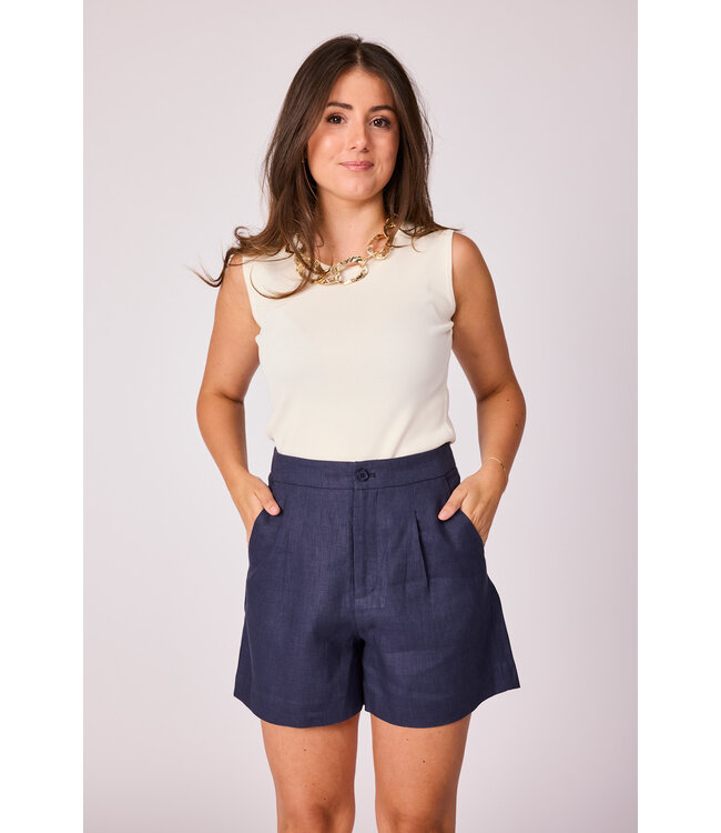 Mila linnen short
