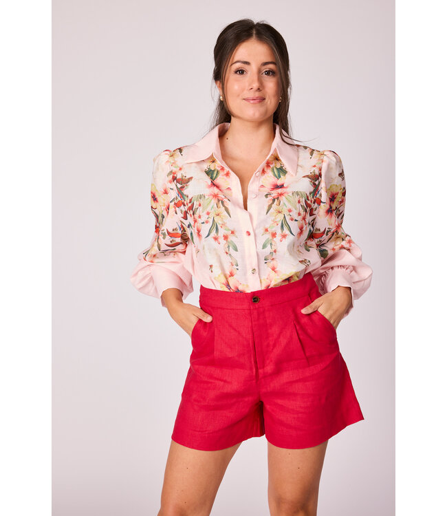 Mila linnen short